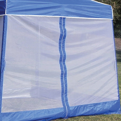 Z-Shade Horizon 10' Angled Screen Patio Attachment, Blue (Refurbished)