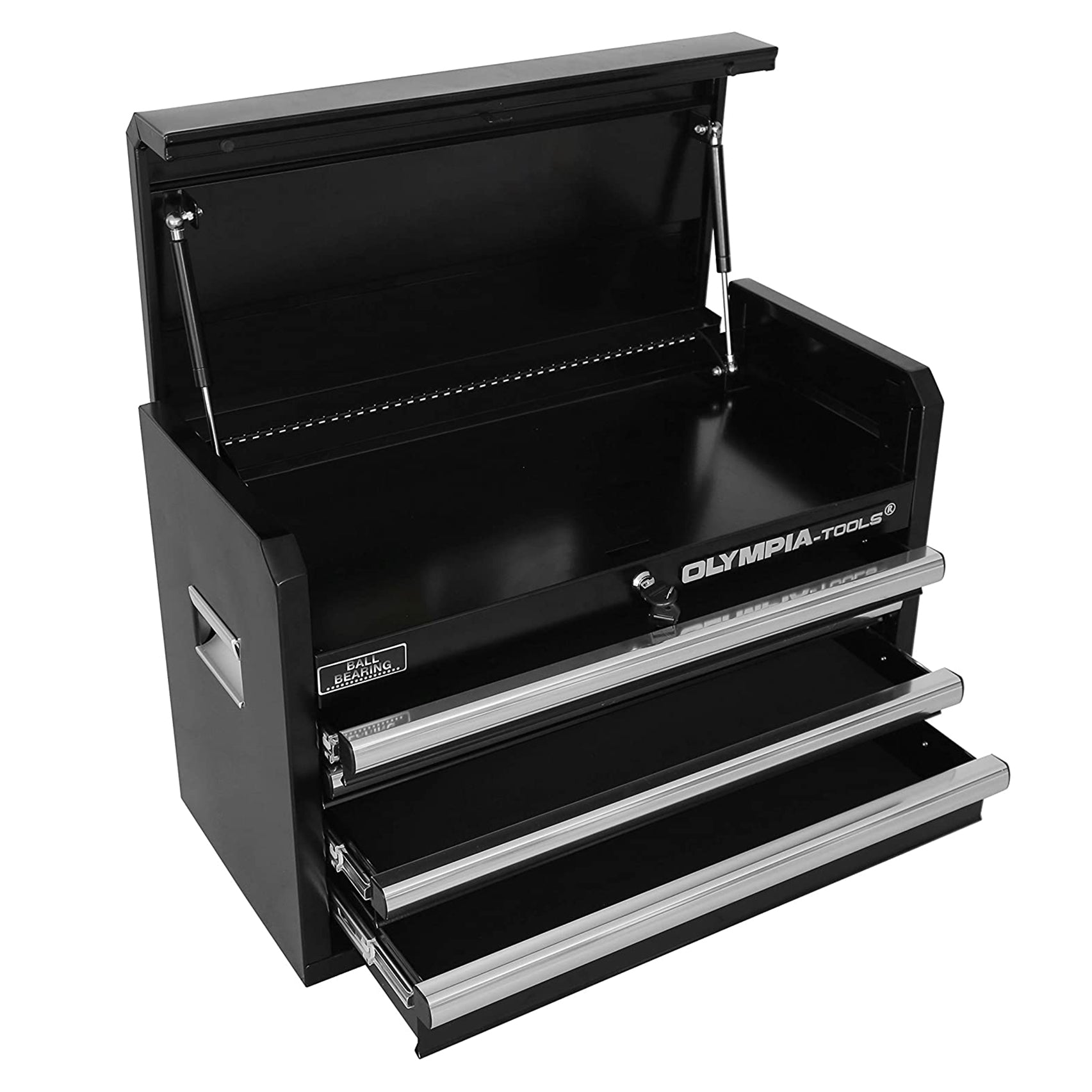 Olympia Tools 87-263 Table Top 4-Drawer Organizer Tool Storage Chest, Black