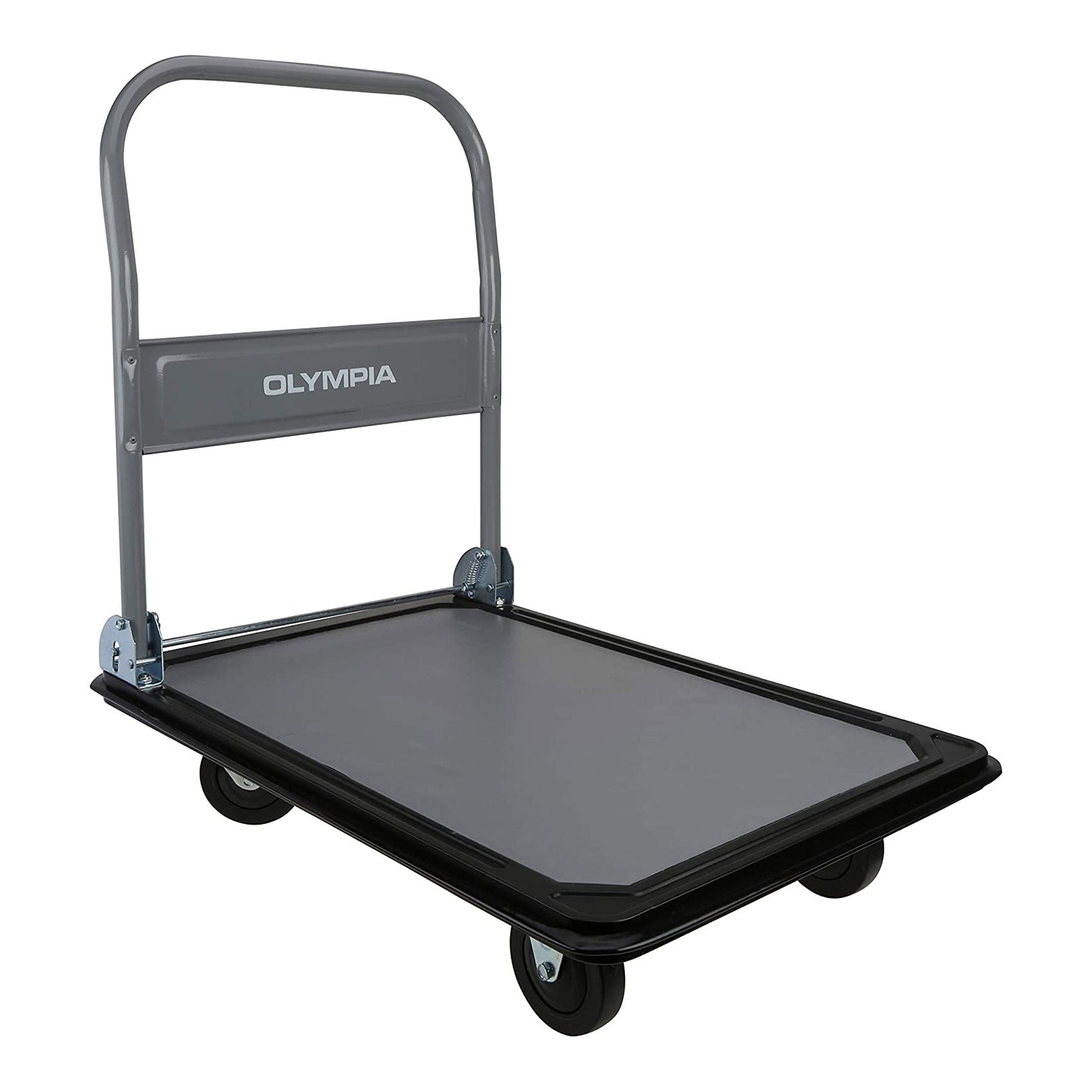 Olympia Tools 660 Pound Capacity Rolling Platform Hand Cart, Grey (Open Box)