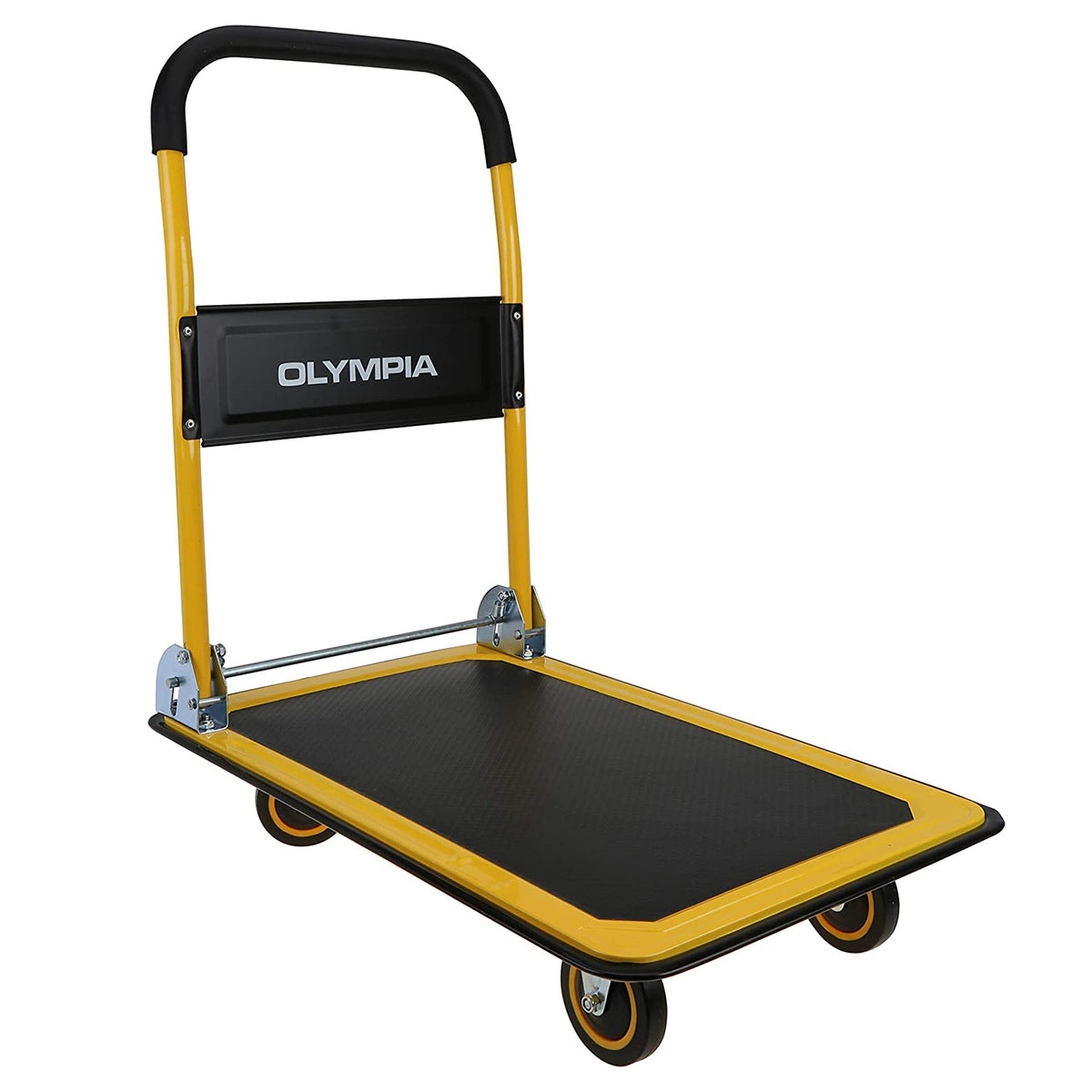 Olympia Tools 700 Pound Capacity Rolling Platform Hand Cart, Yellow (For Parts)