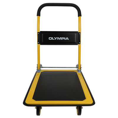 Olympia Tools 700 Pound Capacity Rolling Platform Hand Cart, Yellow (For Parts)