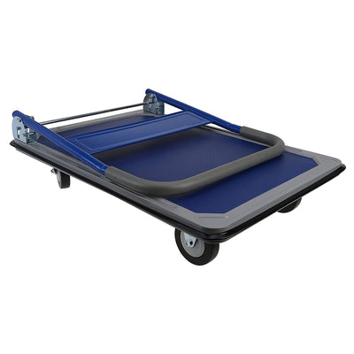 Olympia Tools 700 Pound Capacity Rolling Platform Hand Cart, Blue (Open Box)