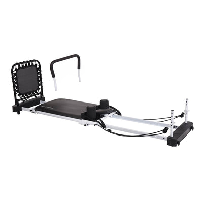 Stamina AeroPilates 5 Cord Reformer Fitness Workout Machine w/ Cardio Rebounder (Refurbished)