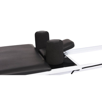 Stamina AeroPilates 5 Cord Reformer Fitness Workout Machine w/ Cardio Rebounder (Refurbished)