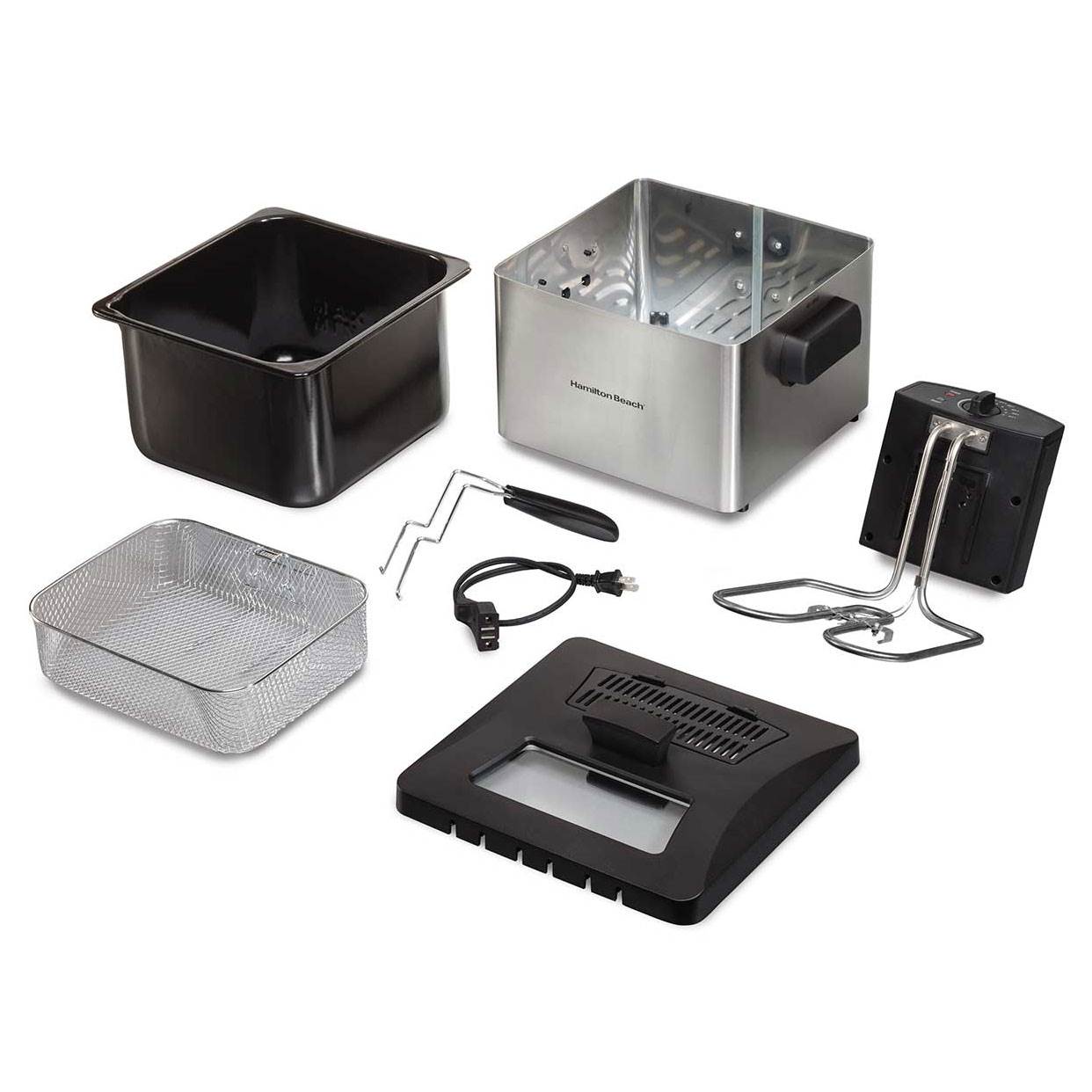 Hamilton Beach 35042 Professional Home 21 Cup Electric Deep Fat Fryer (Open Box) - VMInnovations
