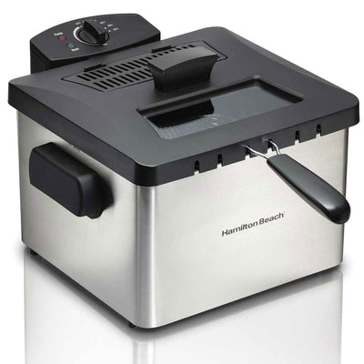 Hamilton Beach 35042 Professional Home 21 Cup Electric Deep Fat Fryer (Open Box)