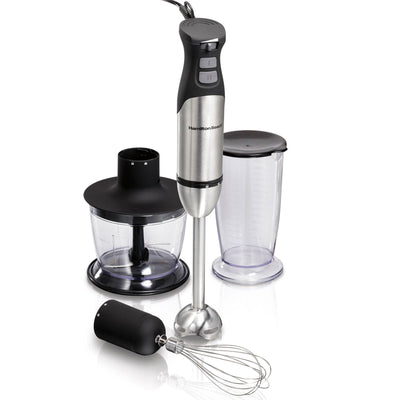 Hamilton Beach 59766 Variable Speed Hand Blender with The Blender Bible Cookbook