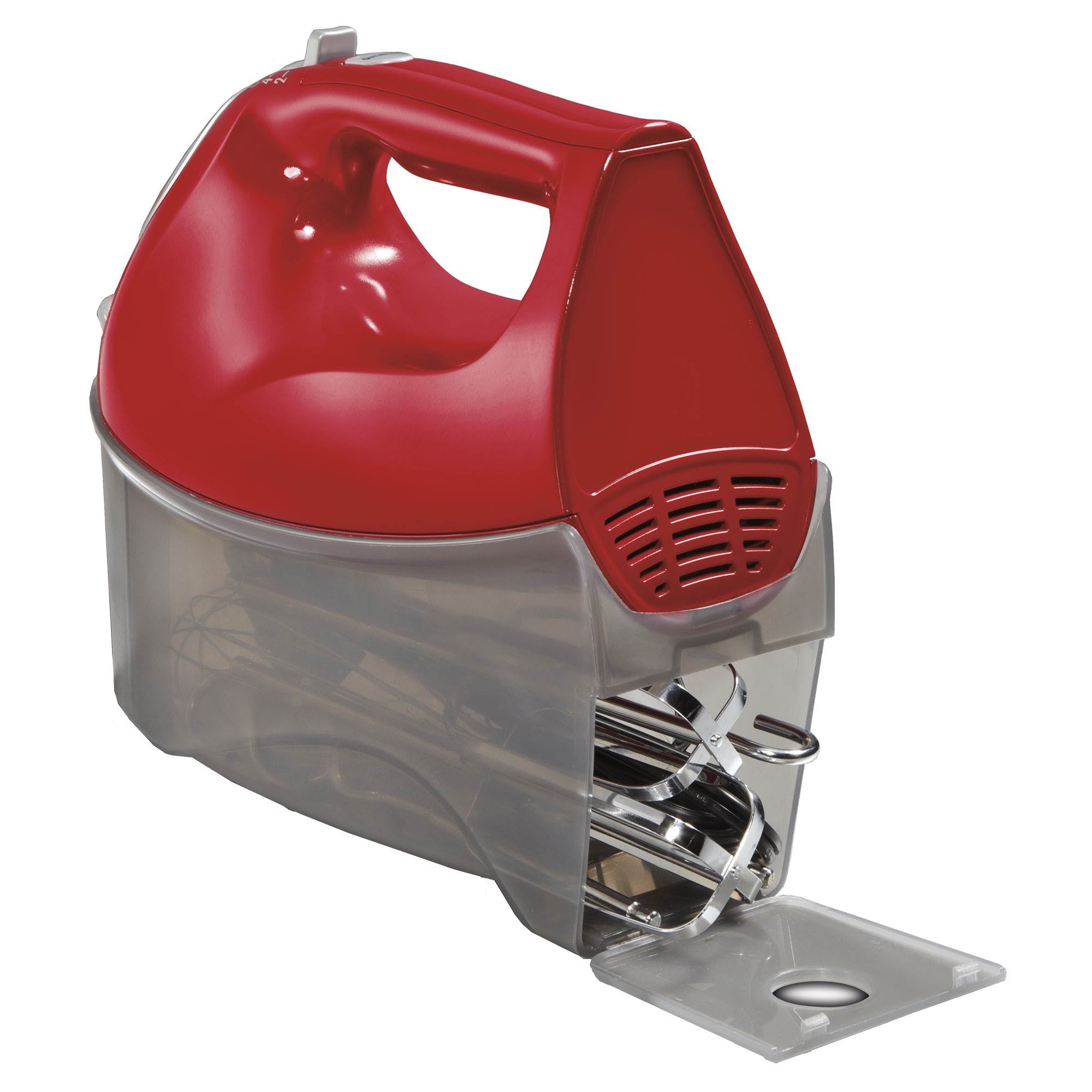 Hamilton Beach Hand Mixer w/Snap On Case, Beaters, & Dough Hook (Open Box) - VMInnovations