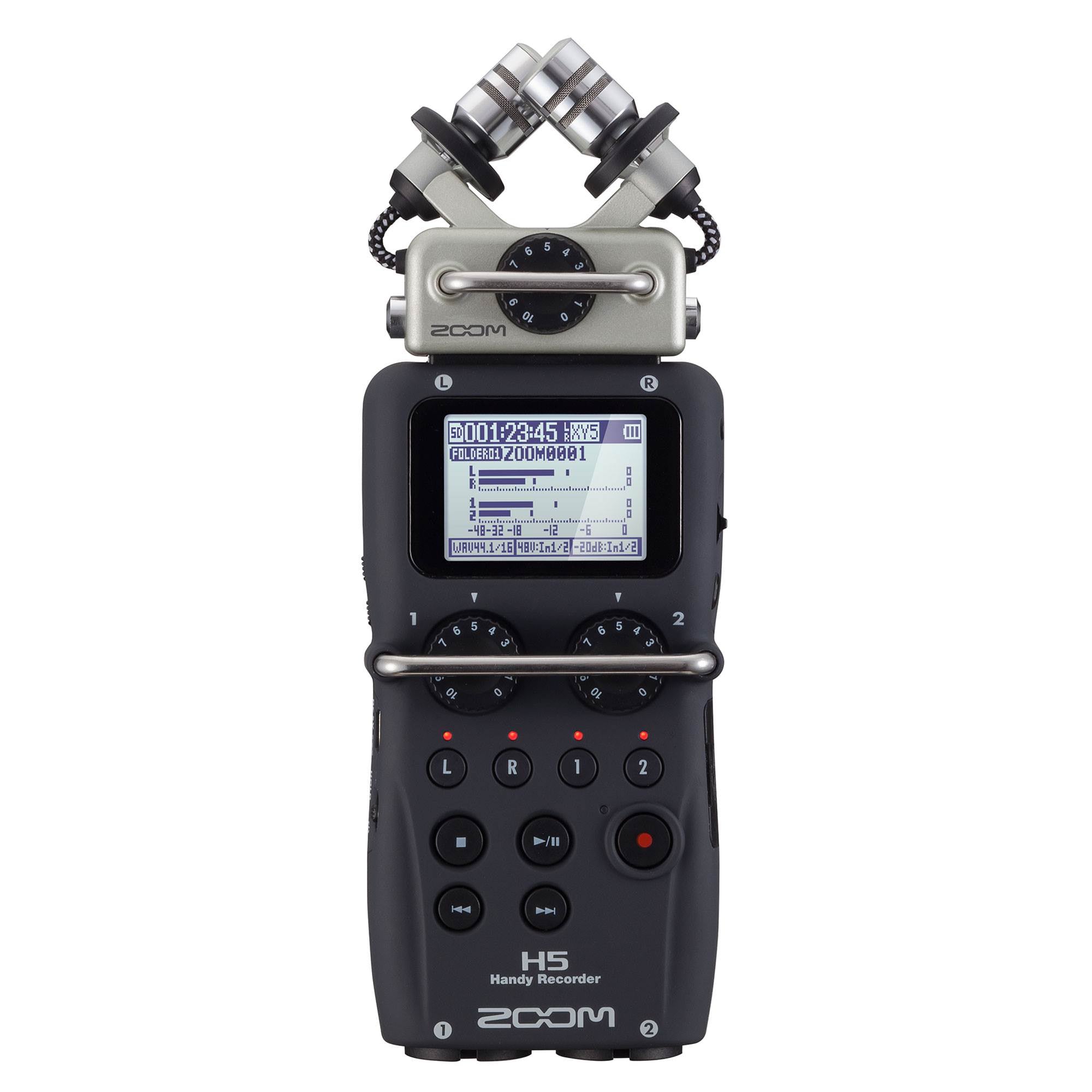 Zoom H5 & F1 Digital Audio Recorders, Q2N4K Recorder 4K Camera & Case, Camo