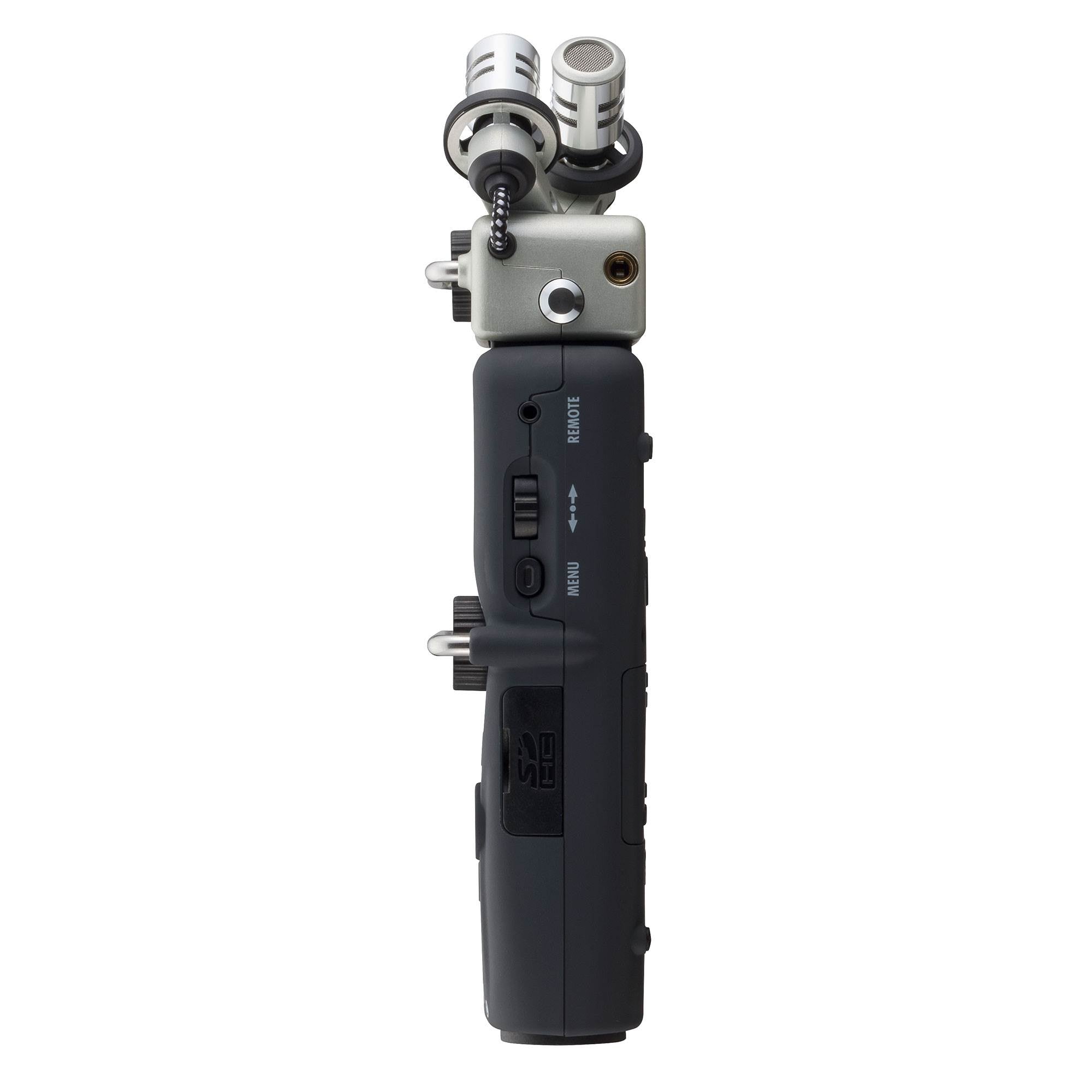 Zoom H5 4 Track Digital Audio Recorder and Q2N4K Compact 4K Camera & Case, Camo