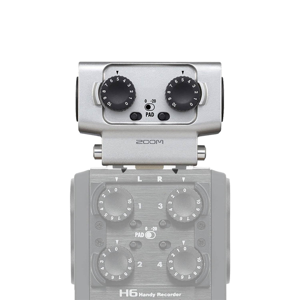 Zoom H5 Portable 4 Track Digital Audio Recorder and EXH-6 Dual Input Capsule
