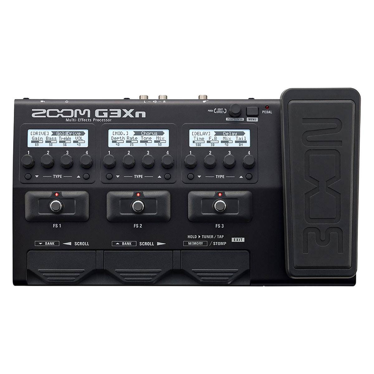 Zoom G3XN Multi Effects Processor with Pedal Simulator for Guitarists (Open Box)