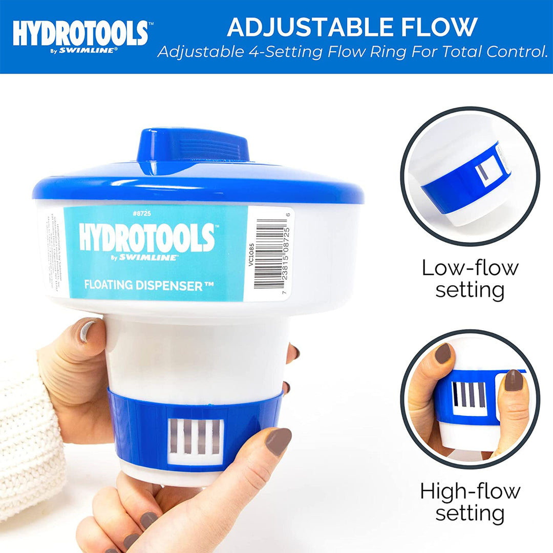 Swimline HydroTools 8725 Medium Capacity Adjustable Floating Chlorine Dispenser