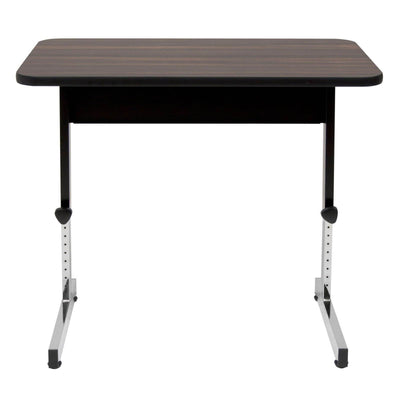 Studio Designs Adapta 36" x 20" Top Adjustable Height Desk, Walnut (Damaged)