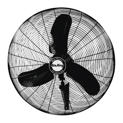Air King Industrial Grade 3 Speed 30 Inch 1/3 HP Oscillating Wall Mount Fan - VMInnovations