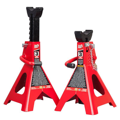 Torin Big Red 3-Ton Capacity Double Locking Steel Jack Stands, 1 Pair (Used)
