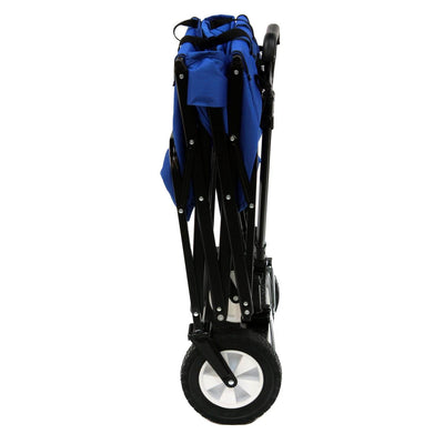 Mac Sports Folding Steel Frame Outdoor Utility Wagon Cart (Open Box) (3 Pack) - VMInnovations