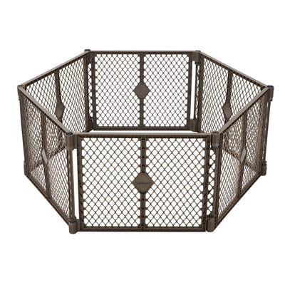 Toddleroo by North States Superyard Baby Gate and Portable Play Yard, Fieldstone - VMInnovations