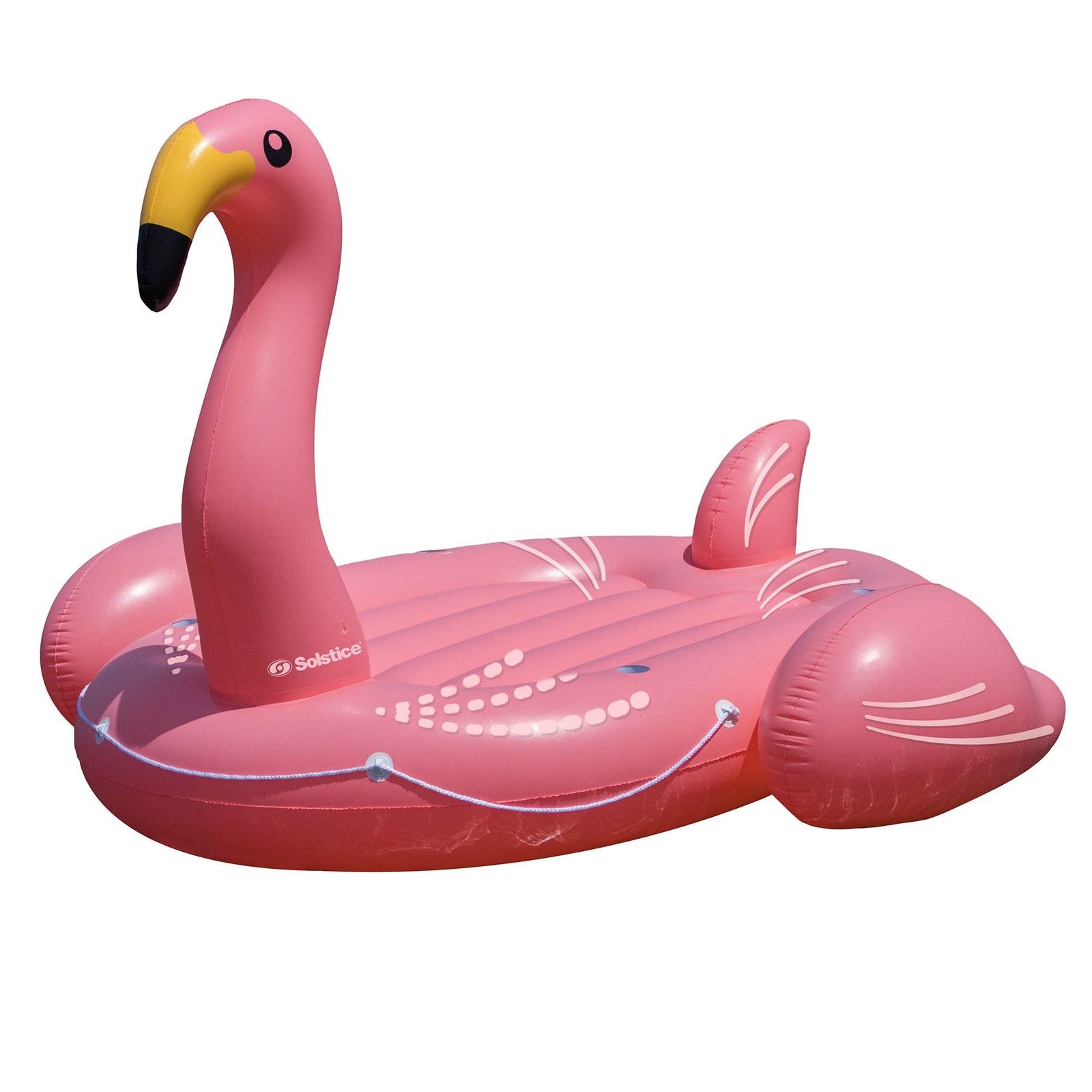 Swimline Solstice Giant Flamingo Inflatable Ride On Swimming Pool Lake Float - VMInnovations