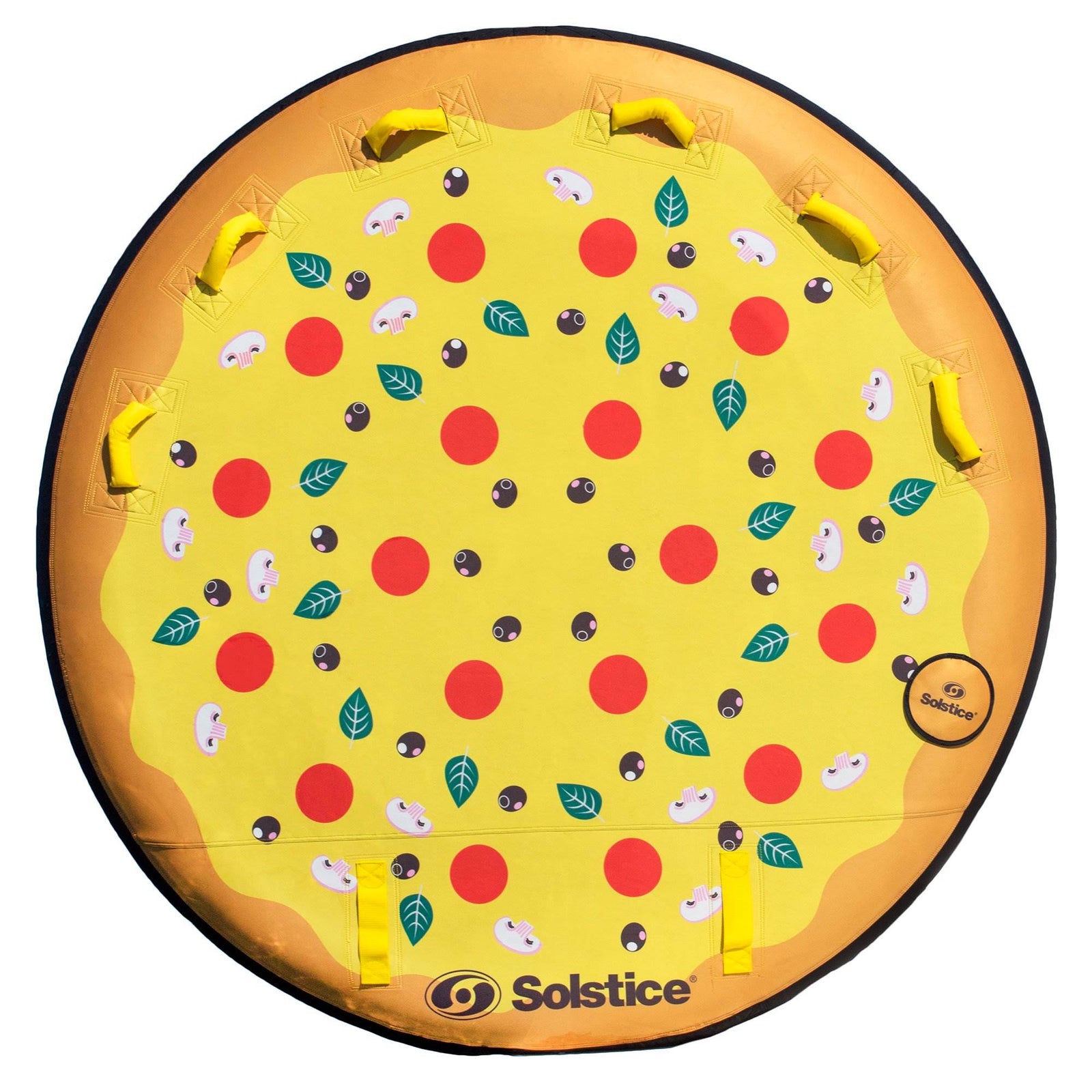 Swimline Solstice 3 Rider Pizza Pie Inflatable Water Sports Towable Tube Float - VMInnovations