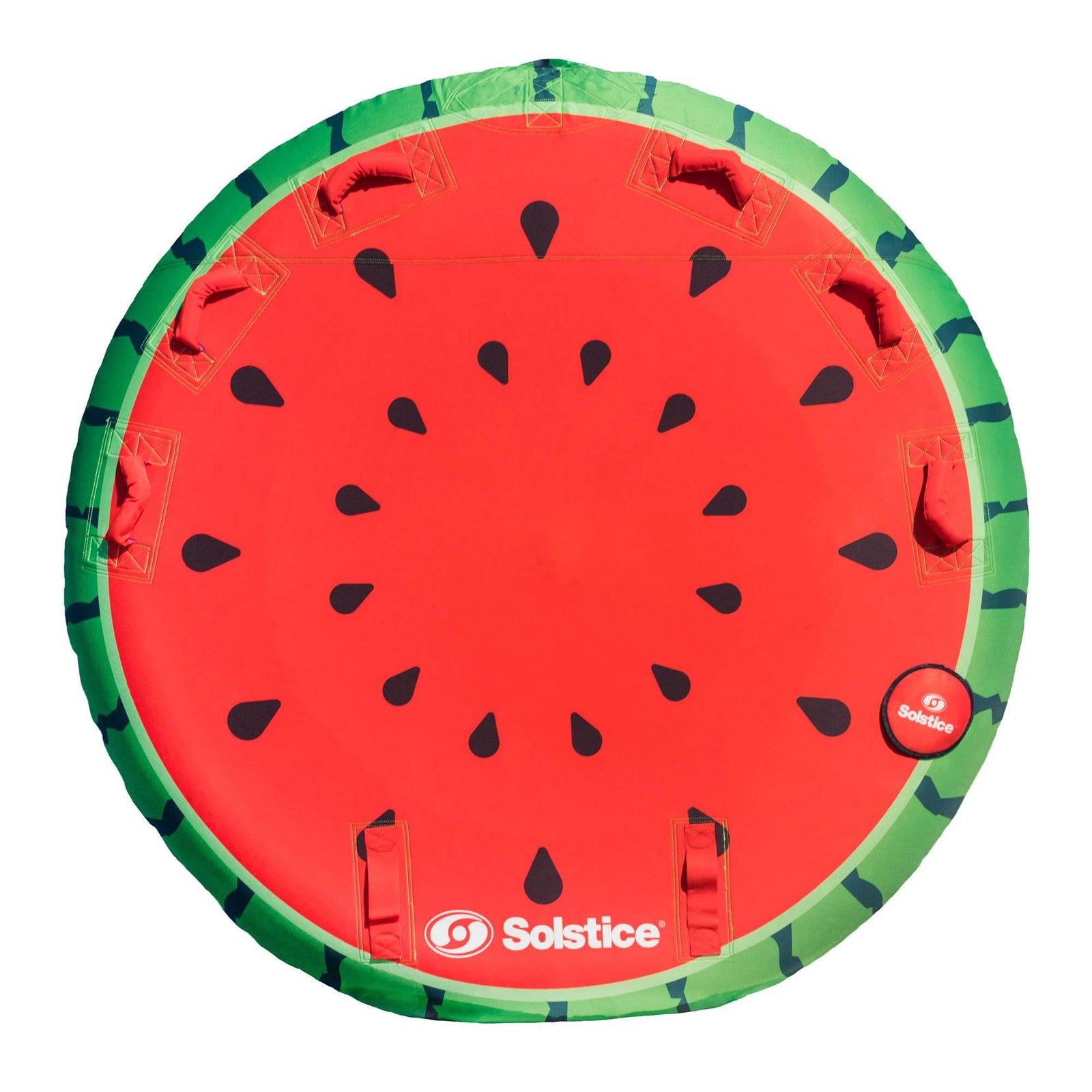 Swimline Inflatable 2 Rider Watermelon Island Lake Water Towable Tube Float Raft - VMInnovations