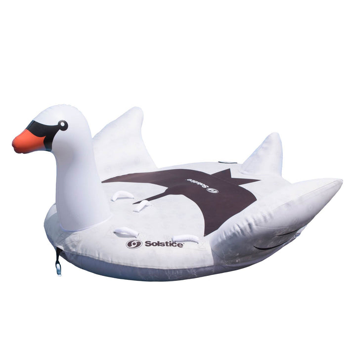 Swimline Solstice Water Sport Inflatable Swan 1 to 2 Rider Boat Towable Tube