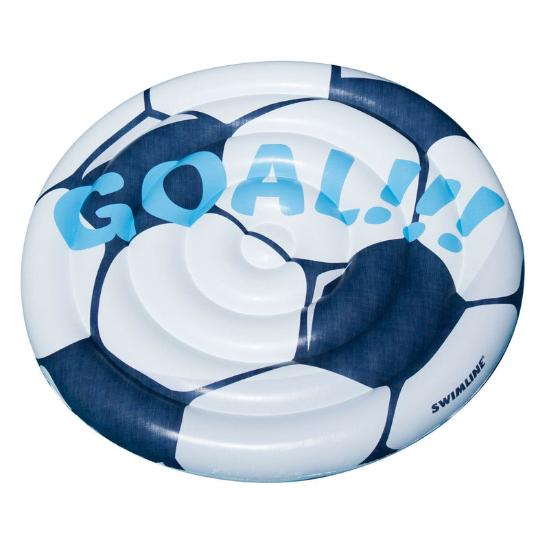 Swimline 90531 Giant 60-Inch Inflatable Soccer Ball Pool Float Lake Water Raft - VMInnovations