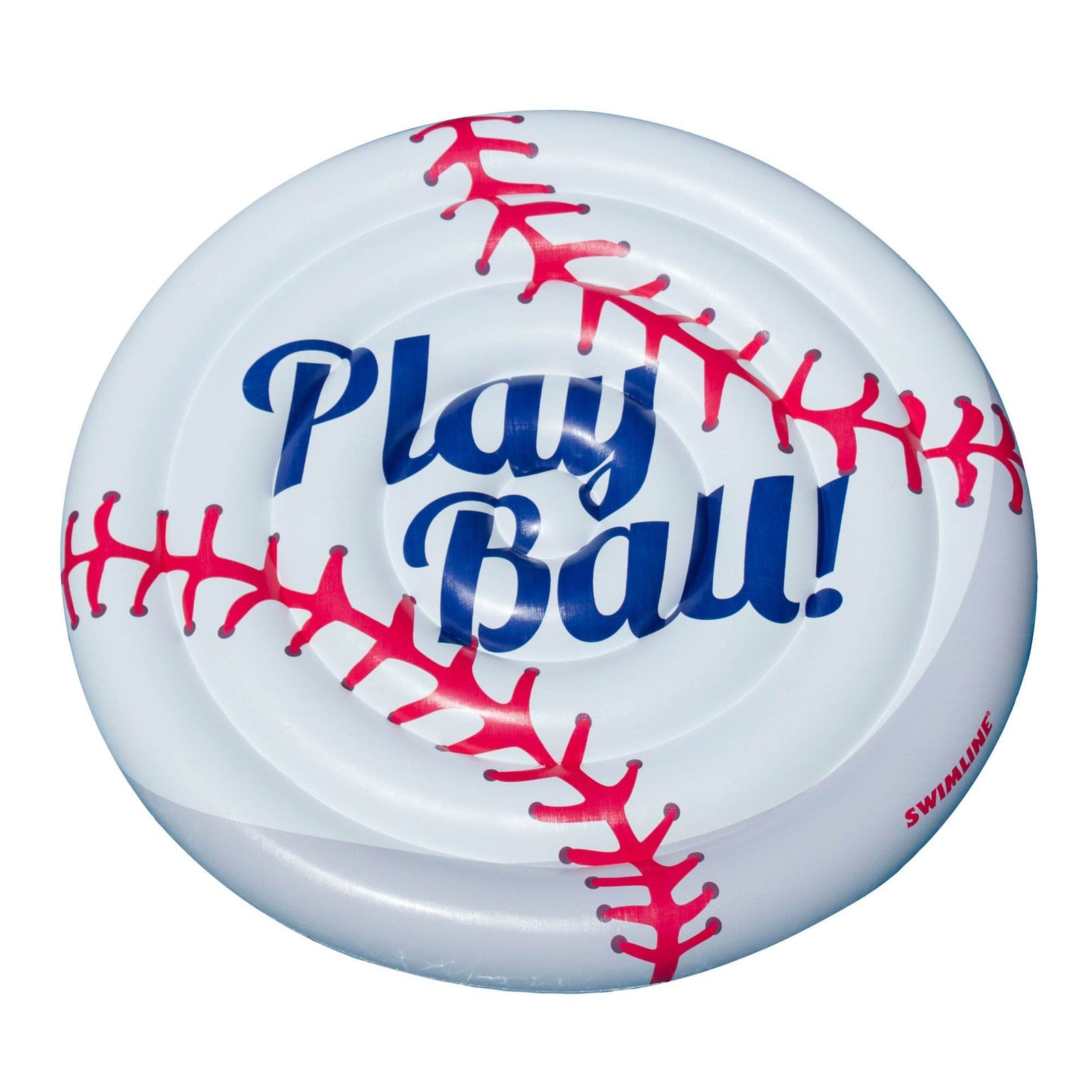 Swimline Giant Baseball  Inflatable Swimming Pool Toy Ride On Float (Open Box) - VMInnovations