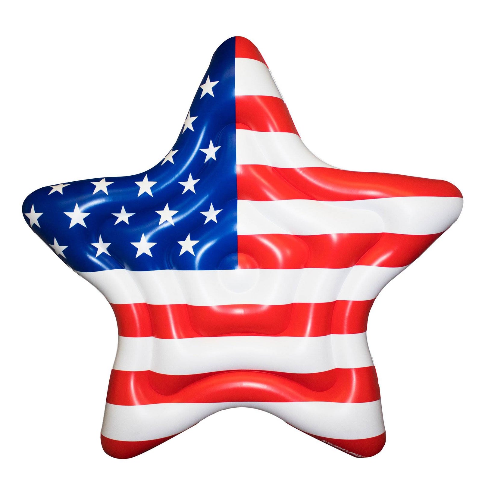 Swimline Americana Star Island Patriotic USA Inflatable Swimming Pool Raft Float - VMInnovations