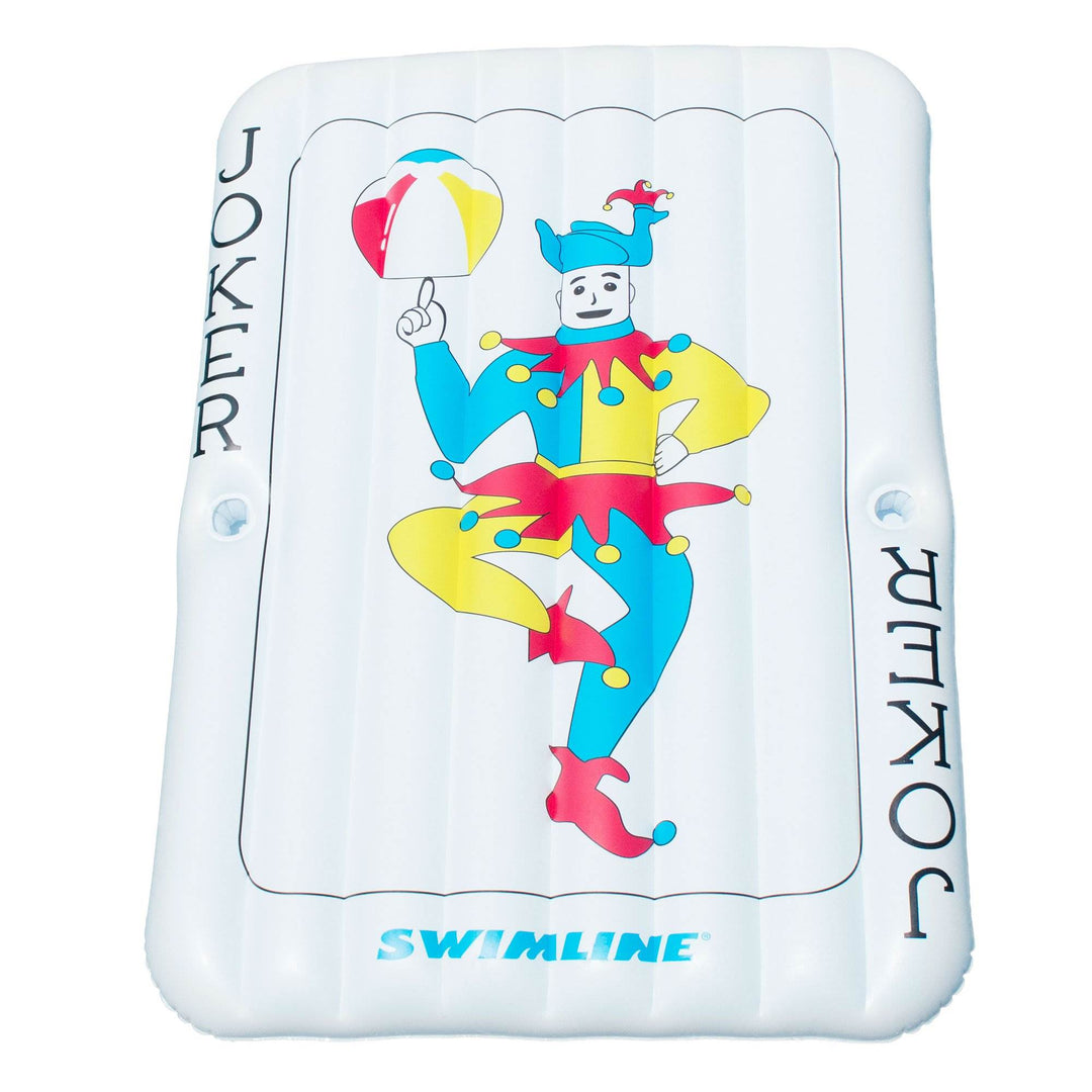 Swimline PoolJoker Playing Card Mattress Inflatable 2 Rider Swimming Pool Float