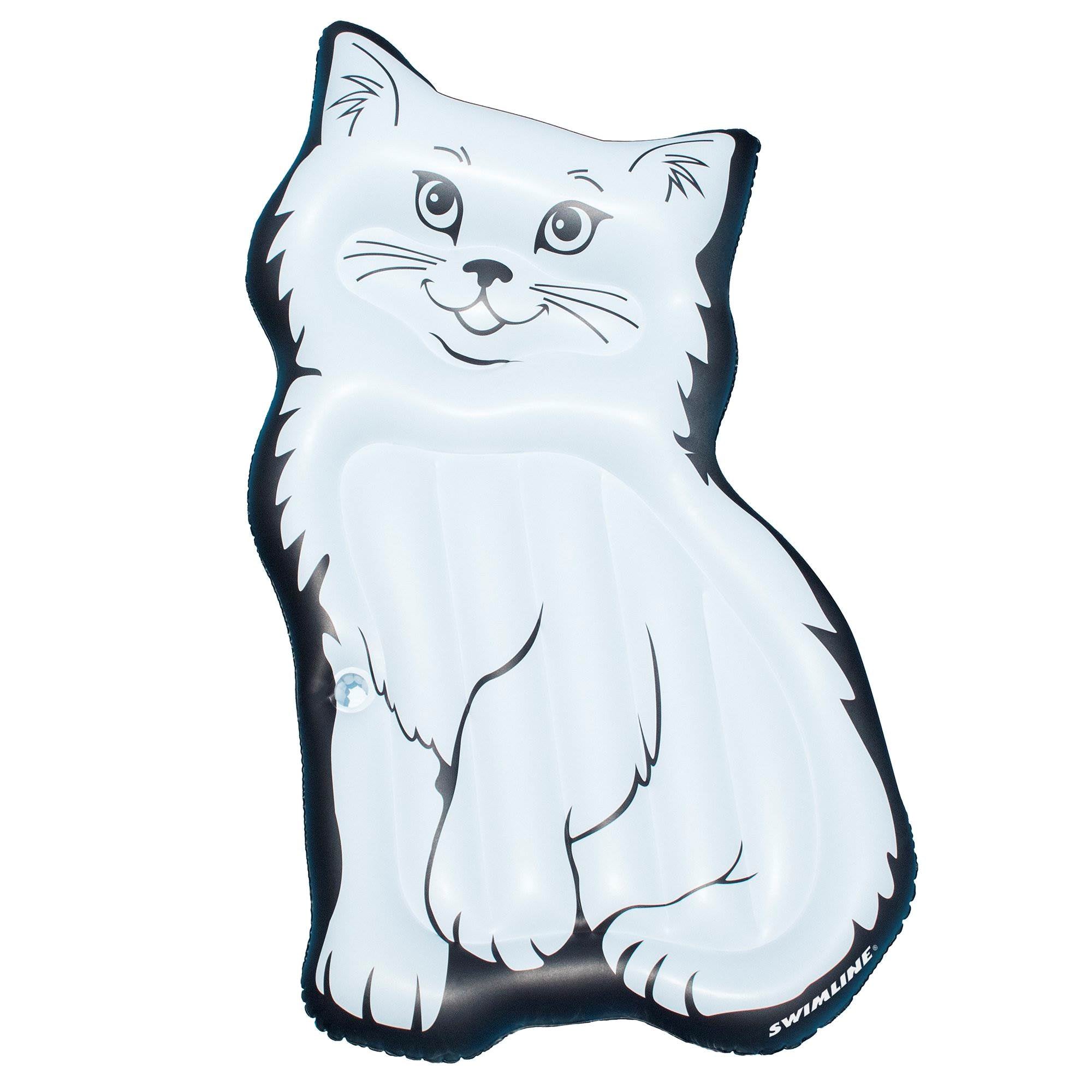 Swimline Inflatable Purrrfect Kitty Mattress Raft Float for Swimming Pool & Lake - VMInnovations
