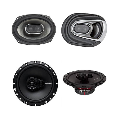 Polk Audio MM1 6x9 450W Coaxial Speakers + Rockford Fosgate 90W Coaxial Speakers