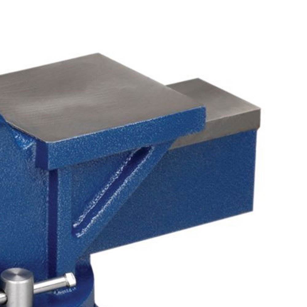 Wilton 11106 6" Jaw General Purpose Steel Swivel Base Anvil Bench Vise, Blue