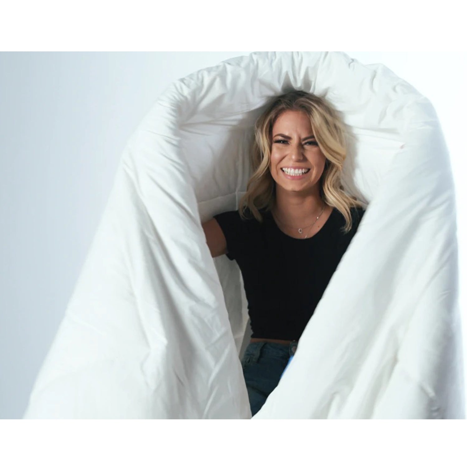 Miracle Natural Hypoallergenic Bed Comforter, King Size Bed, White (Open Box) - VMInnovations