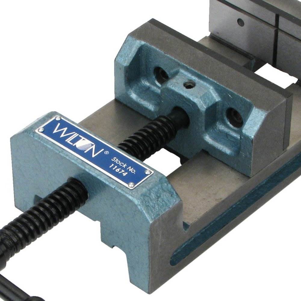 Wilton 4 In V Groove Jaw Steel Industrial Workbench Drill Press Vise (Open Box)