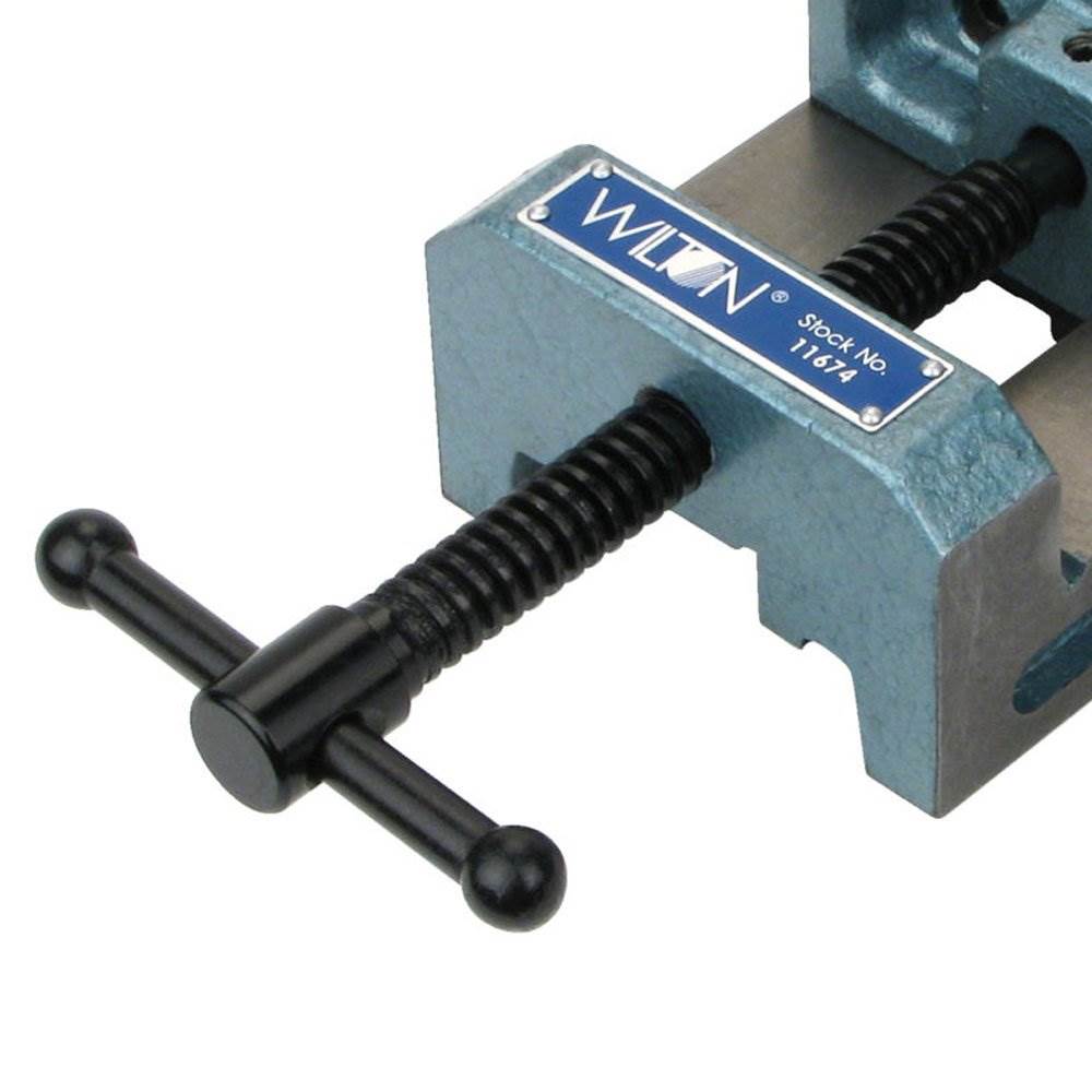 Wilton 4 In V Groove Jaw Steel Industrial Workbench Drill Press Vise (Open Box)