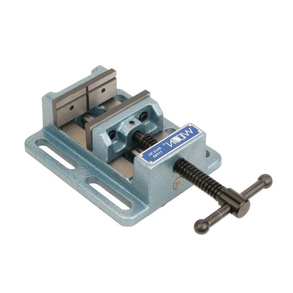 Wilton 11744 4 Inch V Groove Jaw Steel Low Profile Work Bench Drill Press Vise