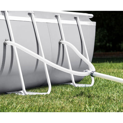 Intex 16.5ft x 9ft 48in Prism Frame Above Ground Swimming Pool Pump Set (2 Pack)