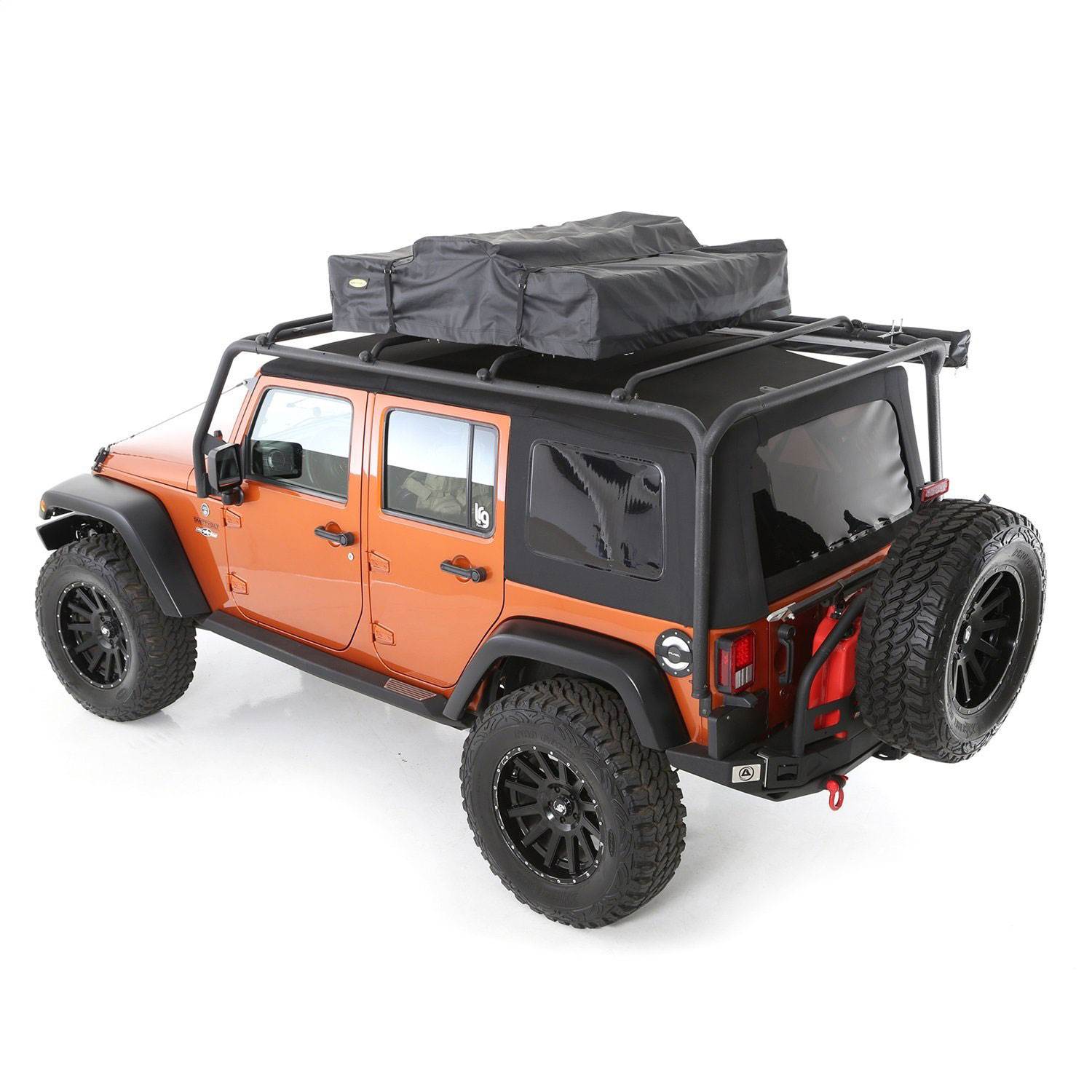 Smittybilt Overlander Roof Top Camping Folded Tent, Coyote Tan (Open Box)