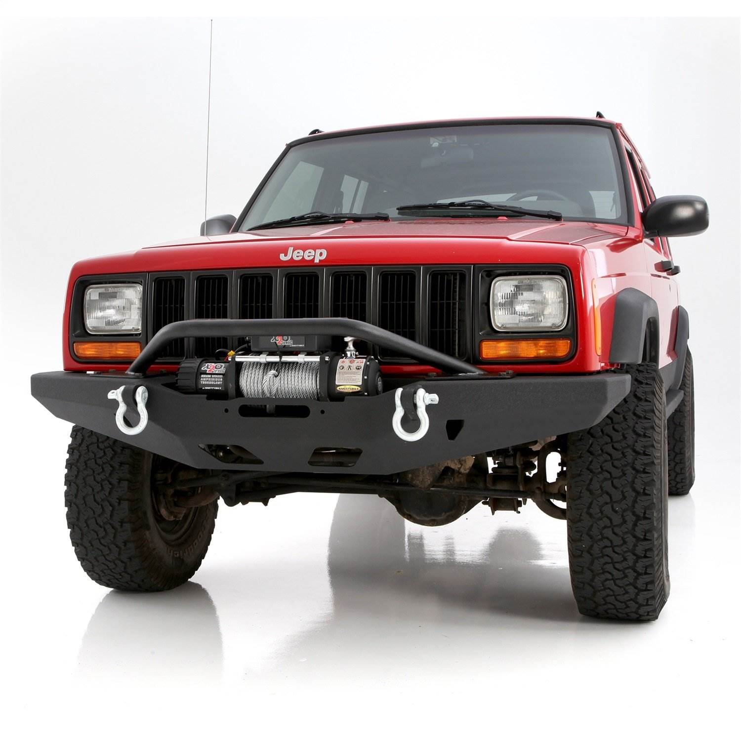 Smittybilt XRC Winch Full Front Bar Option Bumper for XJ Cherokee (Open Box)
