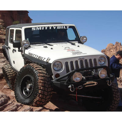 Smittybilt XRC Winch Full Front Bar Option Bumper for XJ Cherokee (Open Box)