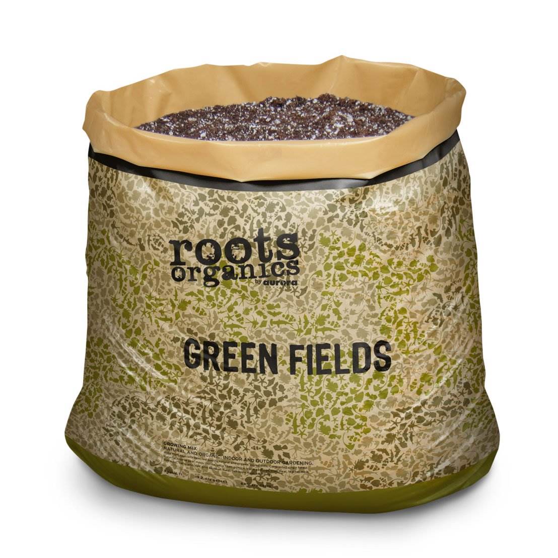 Roots Organics ROGF Green Fields Hydroponic Gardening Potting Soil, 1.5 Cu Ft - VMInnovations