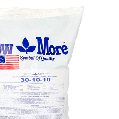 Grow More Cold Water 30-10-10 Soluble Concentrated Plant Fertilizer, 25 Pounds