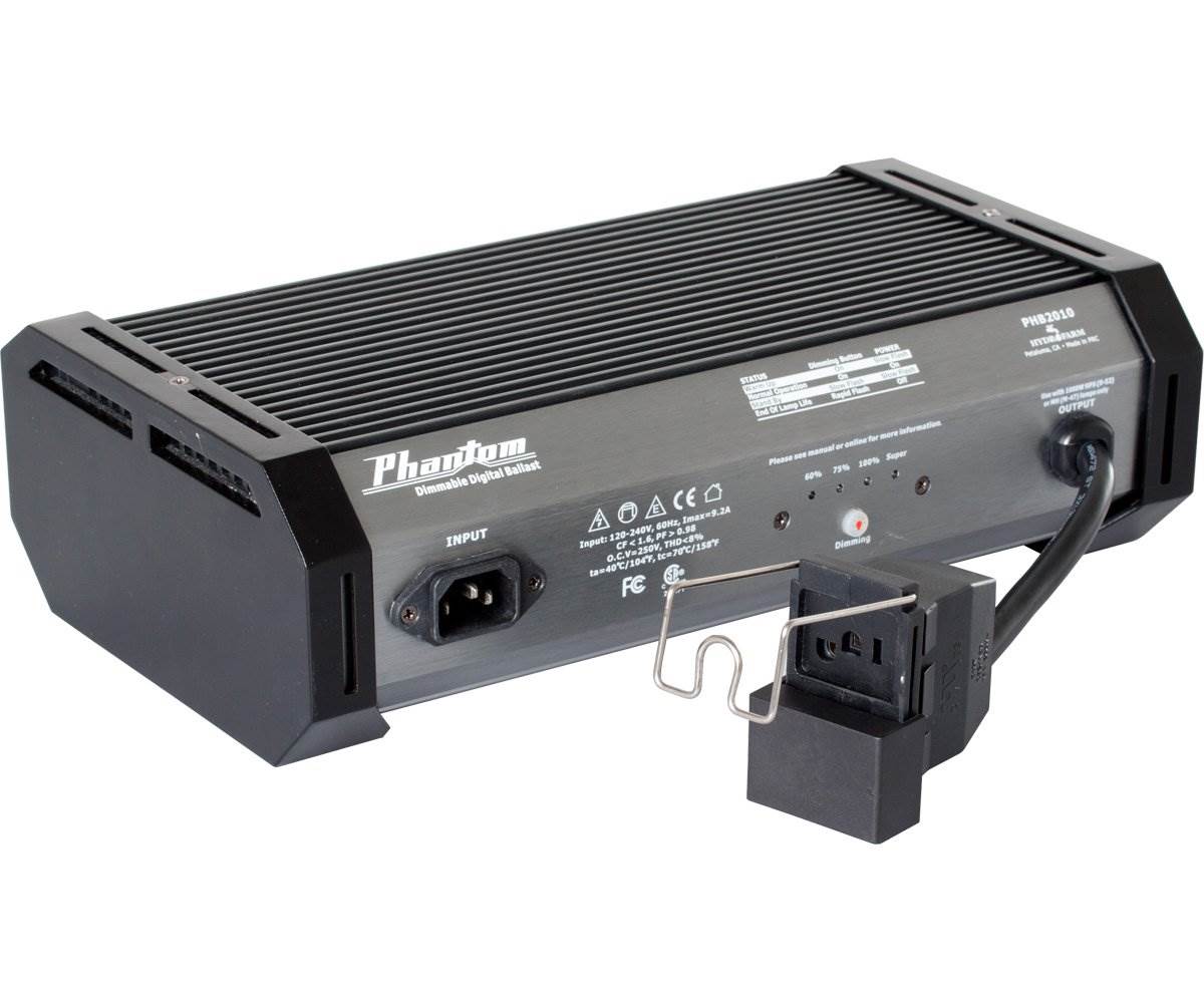 Phantom II 1000W Dimmable Digital Hydroponics Ballast for Grow Lights (Open Box) - VMInnovations