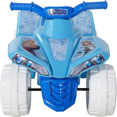 Dynacraft Childrens Custom Snow Queen 6V Riding Toy Quad 4 Wheeler (Open Box)