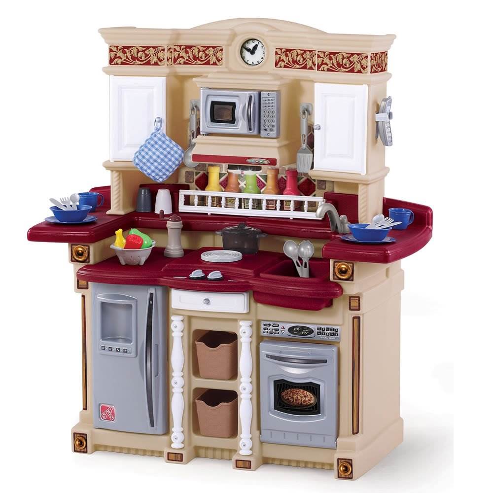 Step2 Pretend Play Kids Toy Cooking Partytime Kitchen with Accessories(Open Box)