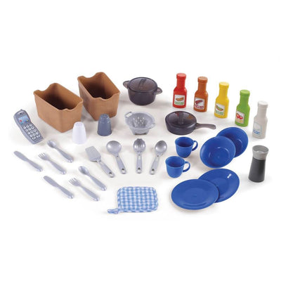 Step2 Pretend Play Kids Toy Cooking Partytime Kitchen with Accessories(Open Box)