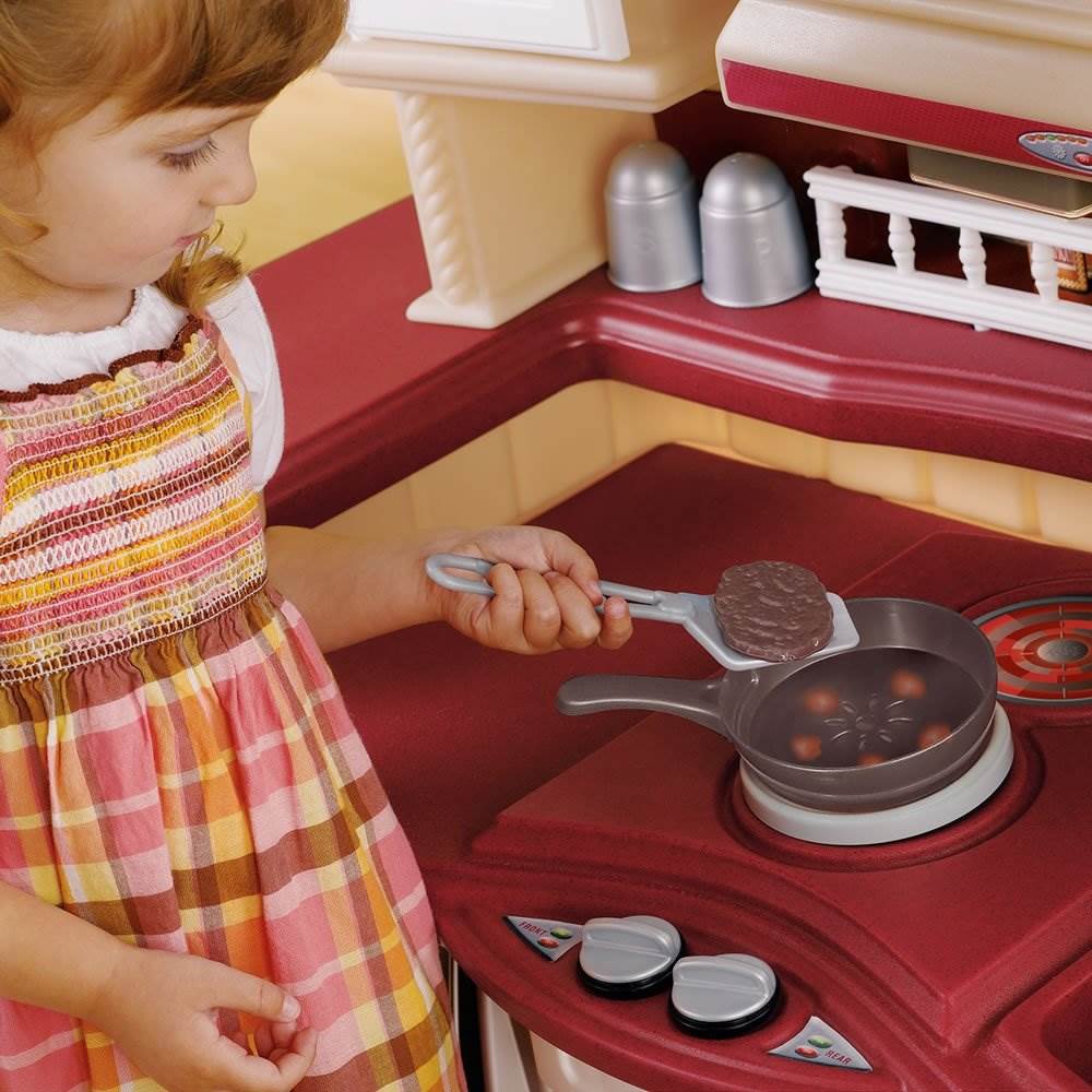 Step2 Pretend Play Kids Toy Cooking Partytime Kitchen with Accessories(Open Box)