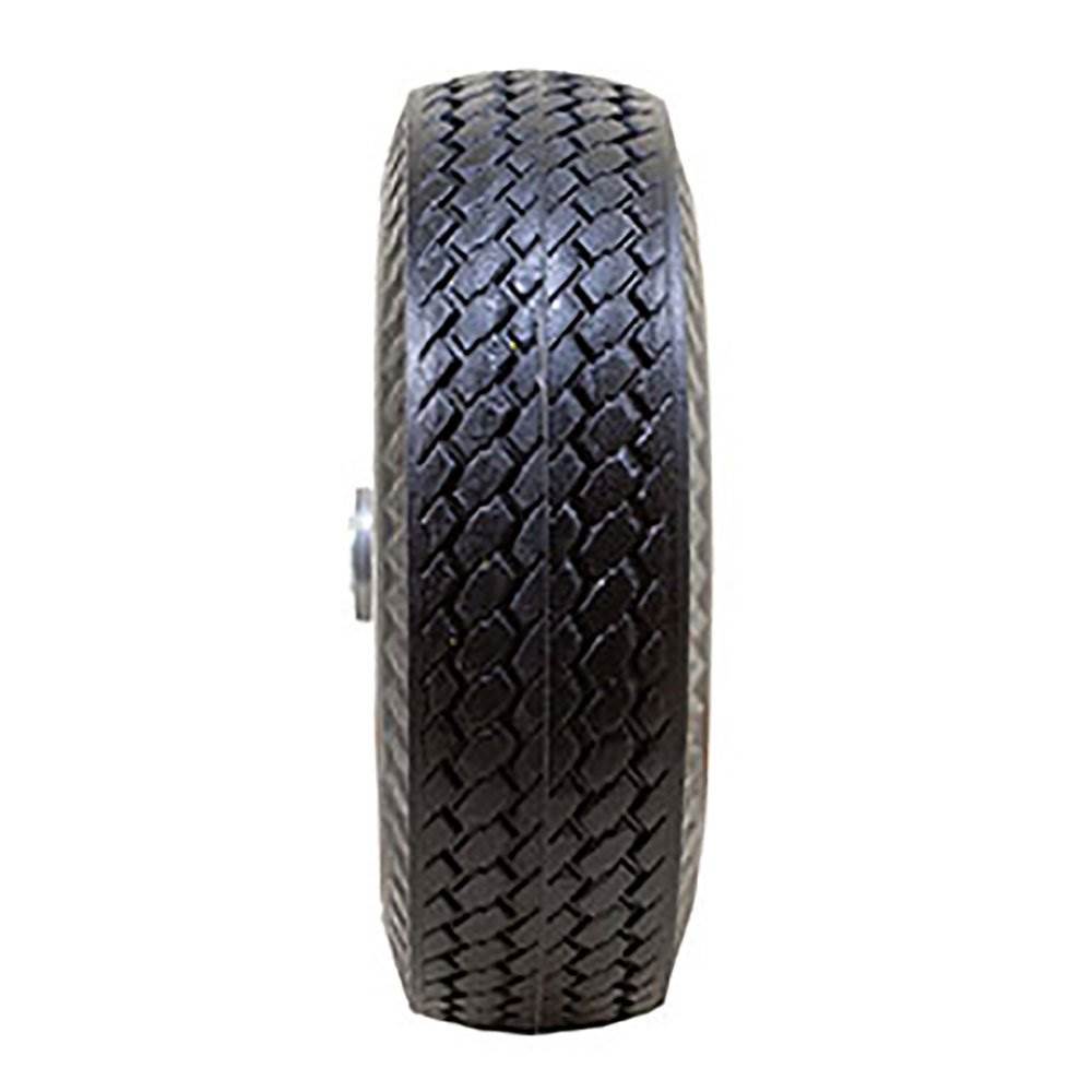 Marathon Tire 4.10/3.50-4, 2.25" Offset Hub Flat Free Sawtooth Tire (Open Box)