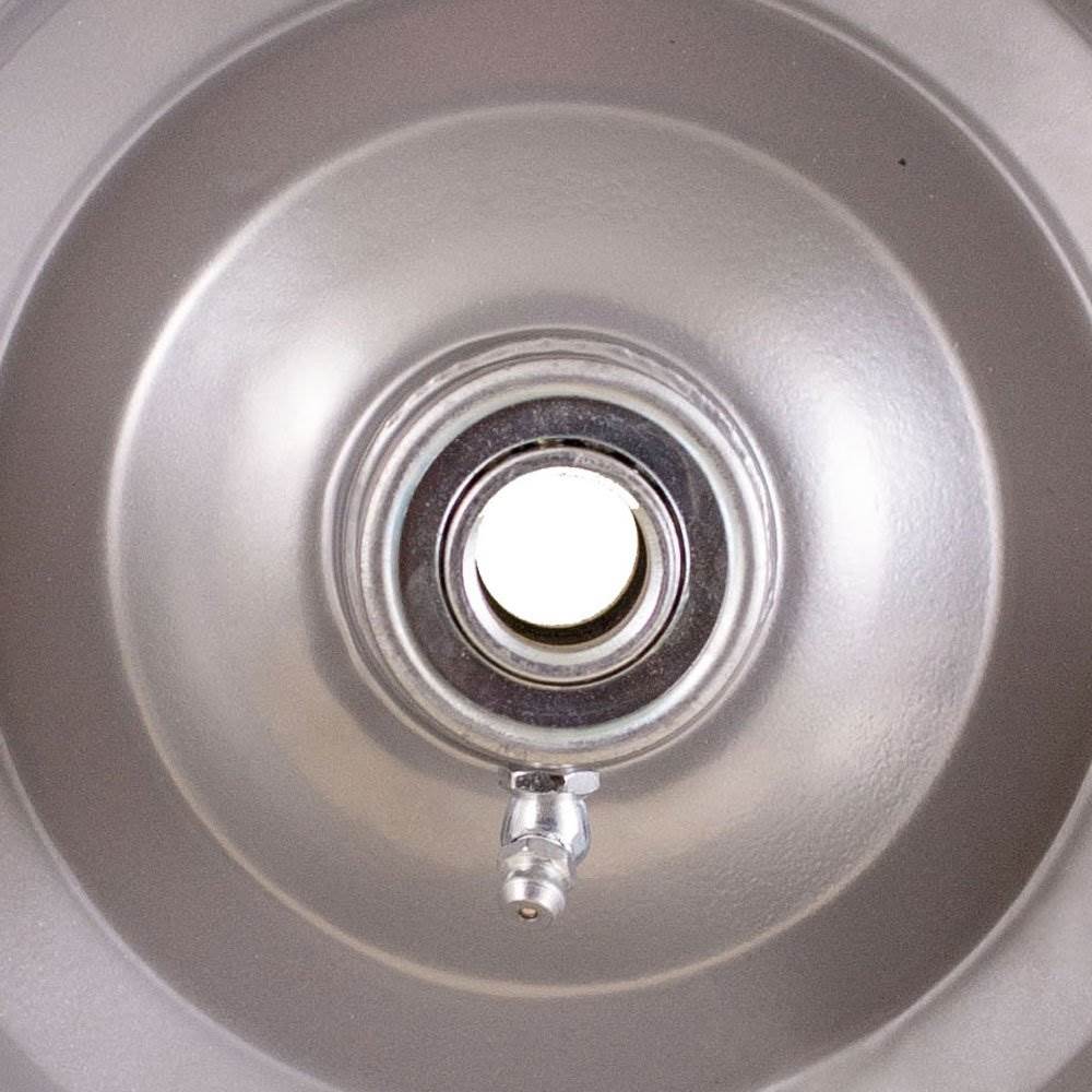 Marathon Tire 4.10/3.50-4, 4" Center Hub Flat Free Sawtooth Replacement (Used)